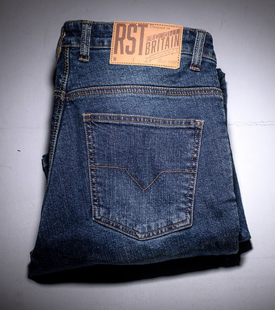 Мотоджинсы RST Kevlar Single Layer CE Mens Textile Jean Industrial Blue