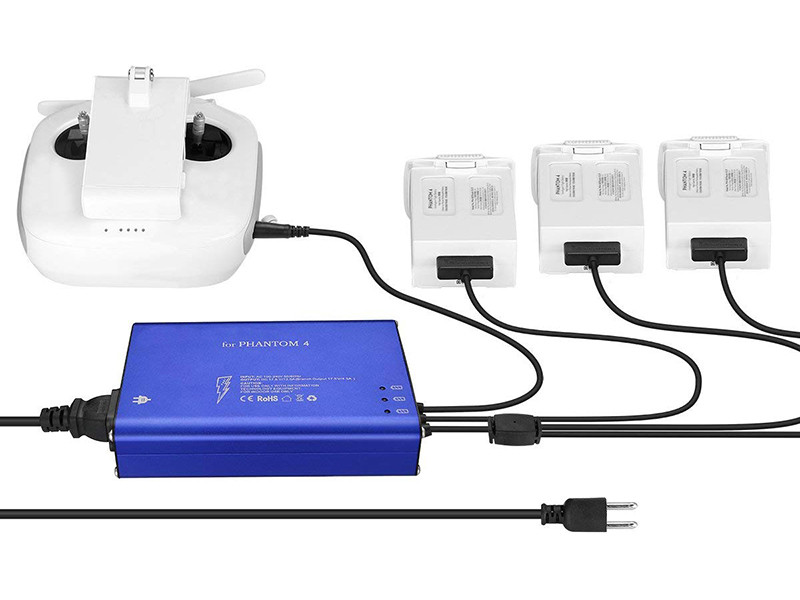 Зарядна станція PowerPlant для акумуляторів та пульта квадрокоптера DJI Phantom 4