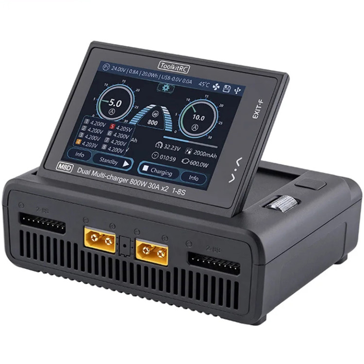 Зарядное устройство ToolkitRC M8D (2*DC 800 Вт) - купить в Украине