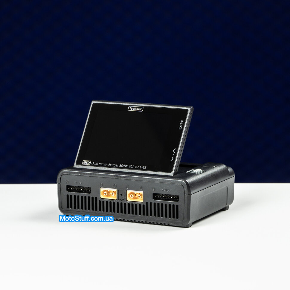 Зарядний пристрій ToolkitRC M8D (2*DC 800 Вт)