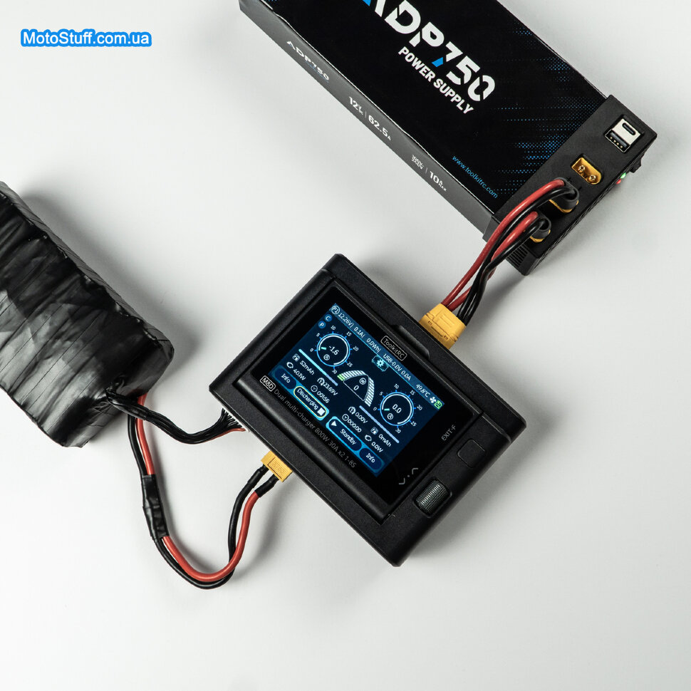 Зарядний пристрій ToolkitRC M8D (2*DC 800 Вт)