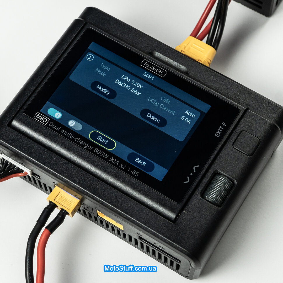 Зарядний пристрій ToolkitRC M8D (2*DC 800 Вт)