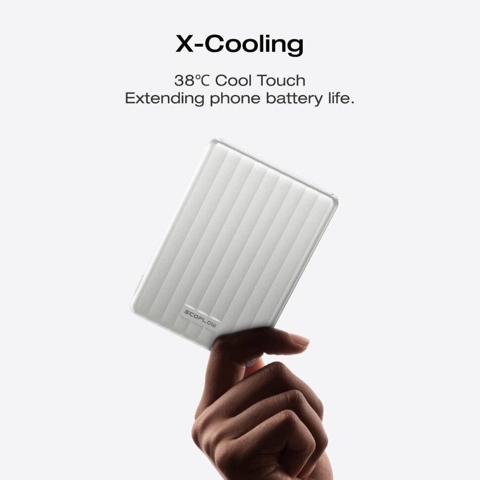 Повербанк EcoFlow RAPID Mag чорний (5000 мА·год) (EF-RAPIDQI1-5K-B-EU)