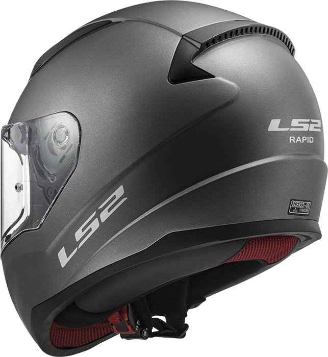 Мотошлем LS2 FF353 Rapid Single Mono Matt Titanium