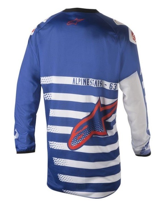 Джерси Alpinestars Racer Braap Blue/White/Red