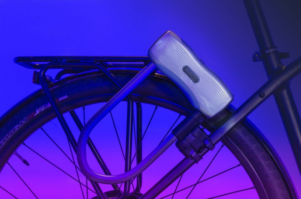 Мотозамок U-образный с сигнализацией ABUS 770A/160HB230 Smartx USH Grey (823596)