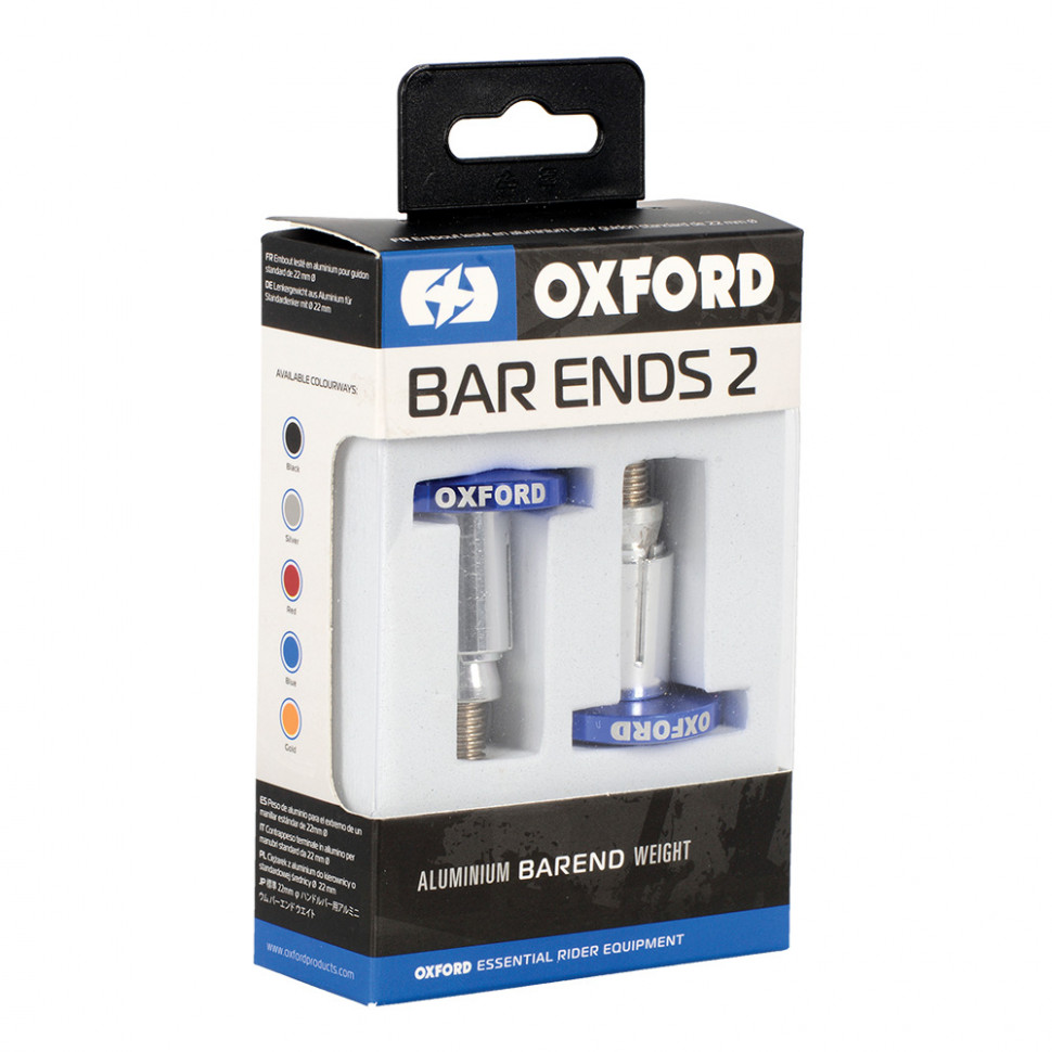 Грузики руля Oxford BarEnds 2 Blue (OX596)