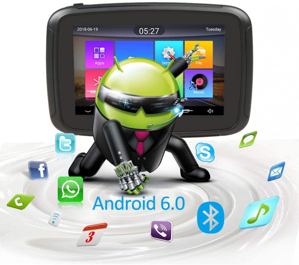 Мото GPS навигатор MSCAM GPS MT5003