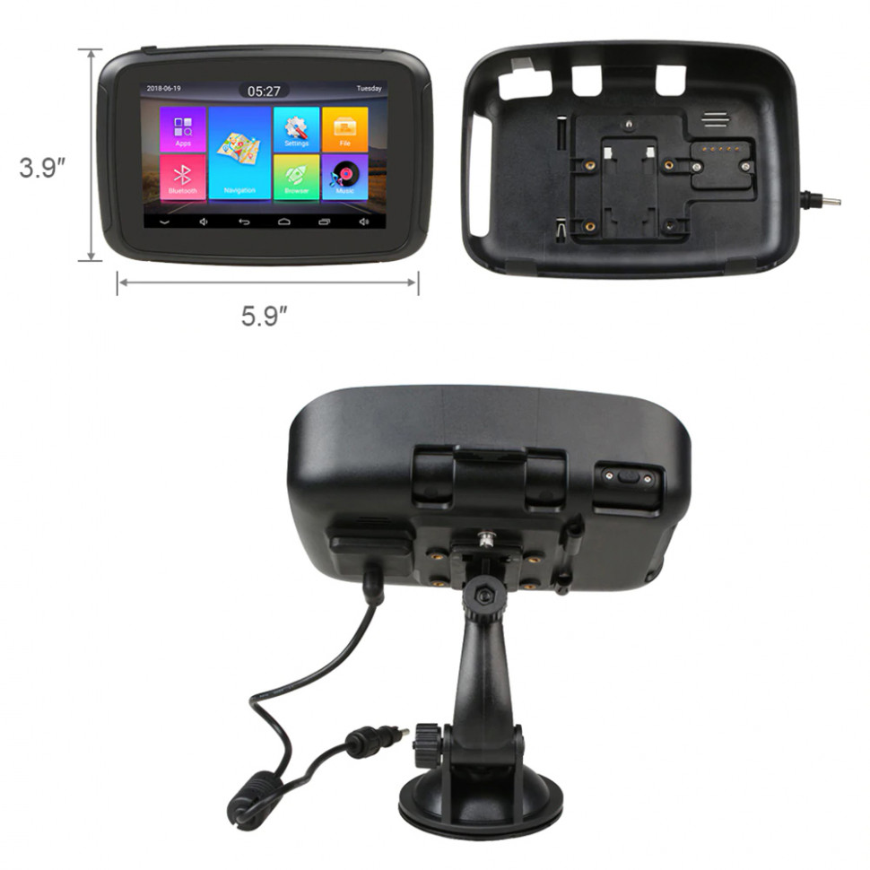 Мото GPS навигатор MSCAM GPS MT5003