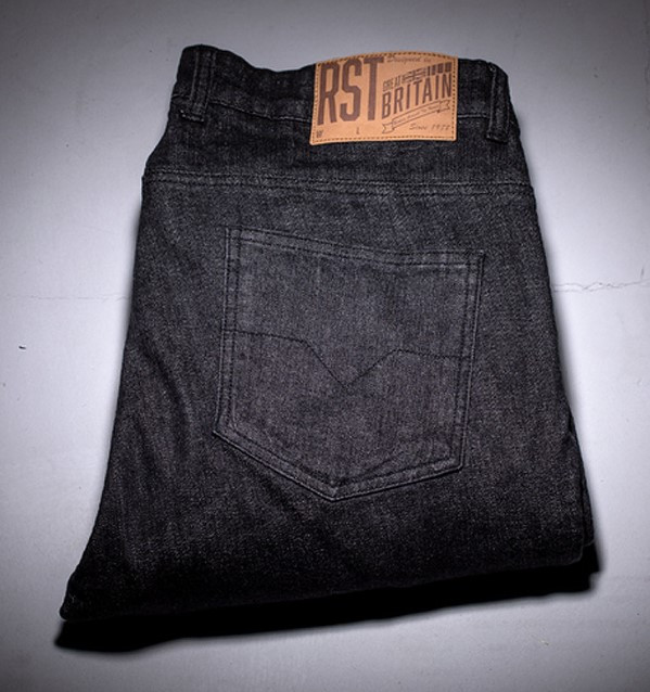 Мотоджинсы RST Kevlar Tapered-Fit CE Mens Textile Jean Black Denim