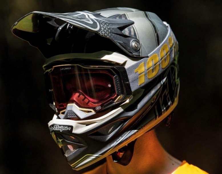 Мото очки 100% Armega Goggle HiPER Falcon 5 Mirror Red Lens (50720-357-02)