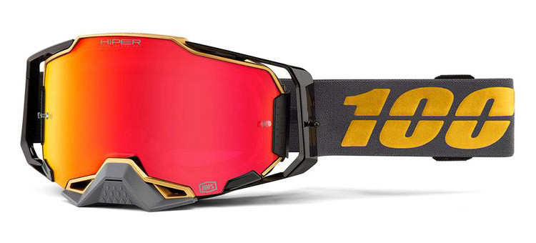 Мото окуляри 100% Armega Goggle HiPER Falcon 5 Mirror Red Lens (50720-357-02)
