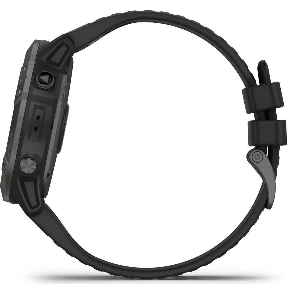 Спортивні годинник Garmin Fenix 6X Pro Solar Titanium Carbon Grey DLC with Black Band (010-02157-21)