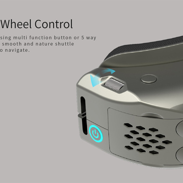 Відео окуляри для FPV Skyzone SKY04X V2 OLED 5.8G з приймачем SteadyView (SKY04XBLK)