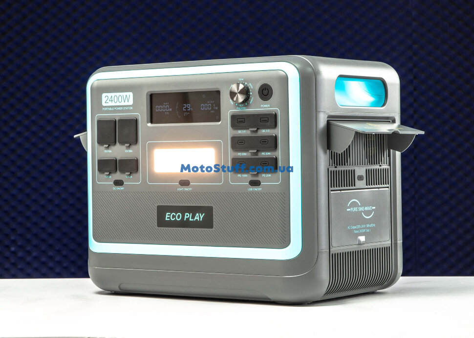 Зарядная станция EcoPlay EP2400 (2048 Вт·ч / 2400 Вт) (EP2400-N052-2048WH)