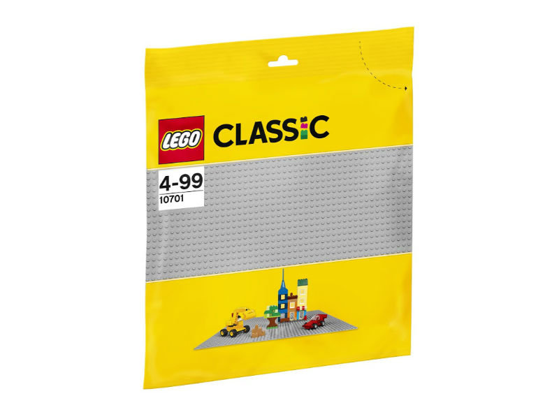 Конструктор Lego Classic: строительная пластина серого цвета (10701)