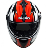Мотошлем SHIRO SH 3700 Mugello Black/White/Red