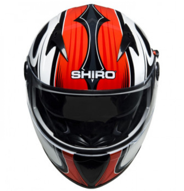 Мотошлем SHIRO SH 3700 Mugello Black/White/Red