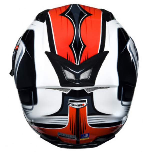 Мотошлем SHIRO SH 3700 Mugello Black/White/Red
