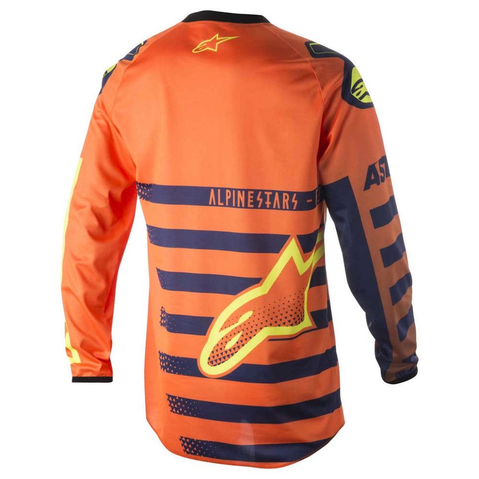 Джерси Alpinestars Racer Braap Orange/Blue/White