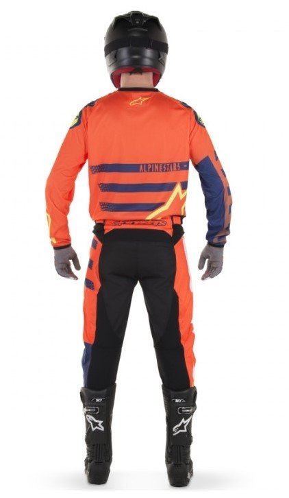 Джерси Alpinestars Racer Braap Orange/Blue/White
