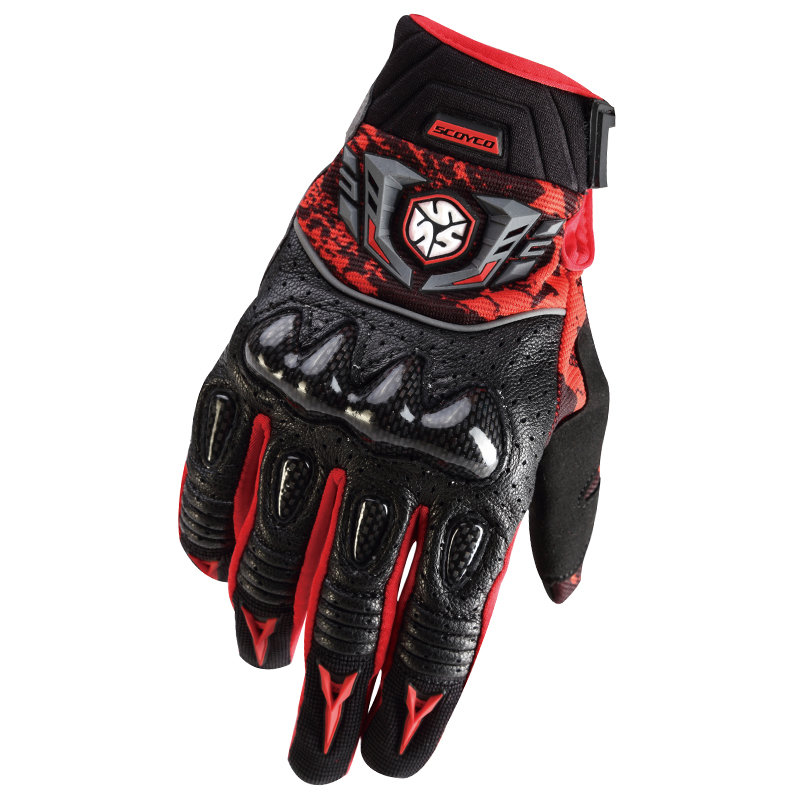 Мотоперчатки Scoyco MX49 Red