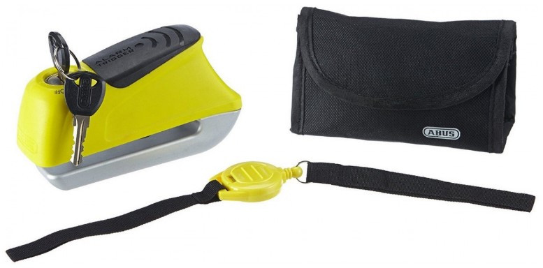 Мотозамок с сигнализацией ABUS 345 Trigger Alarm Red (559747)