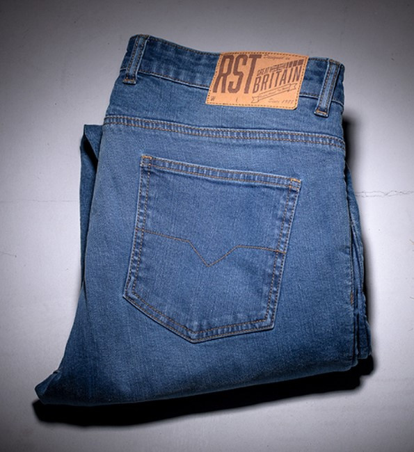 Мотоджинсы RST Kevlar Tapered-Fit CE Mens Textile Jean Mid Blue Denim