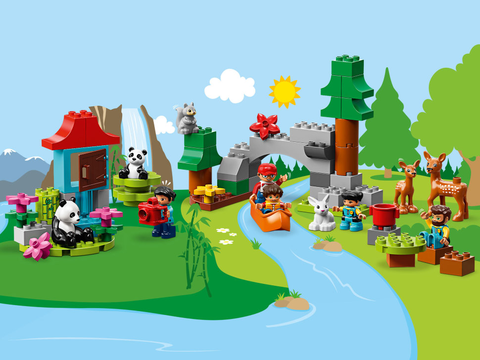Конструктор Lego Duplo: животные мира (10907)