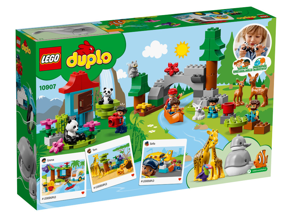 Конструктор Lego Duplo: животные мира (10907)