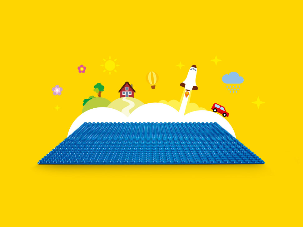 Конструктор Lego Classic: синяя базовая пластина (10714)