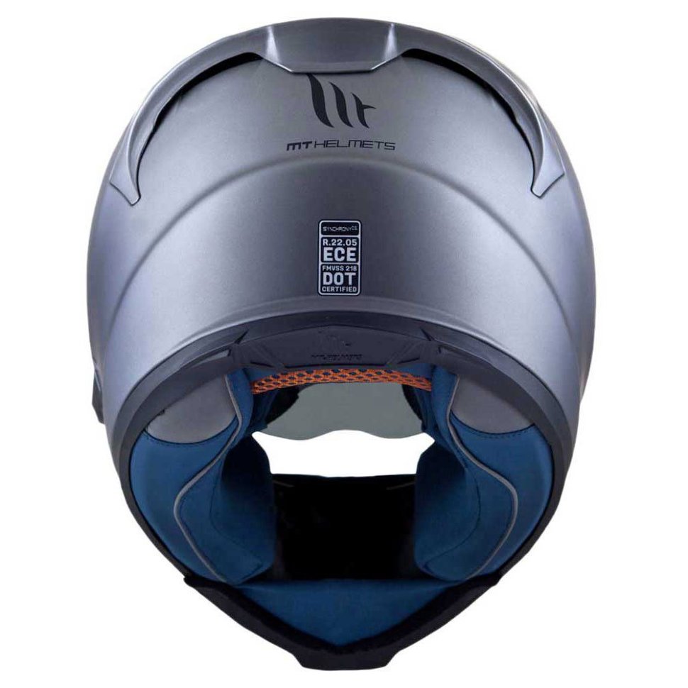 Мотошлем MT Helmets KRE SV Solid Gloss Titanium