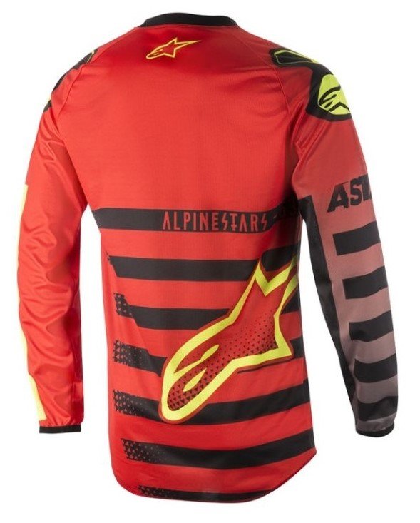 Джерси Alpinestars Racer Braap Red/Black/Yellow Fluo