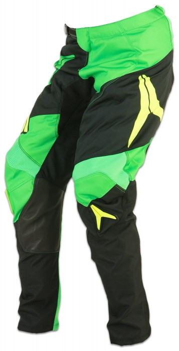 Детские мотоштаны Alias A2 Bars Yellow/Neon Green