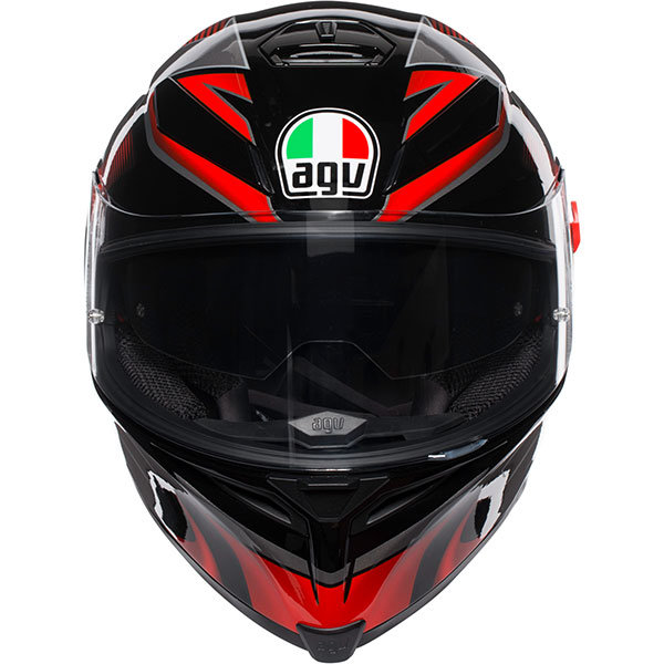 Мотошлем AGV K-5 S Hurricane 2.0 Black/Red