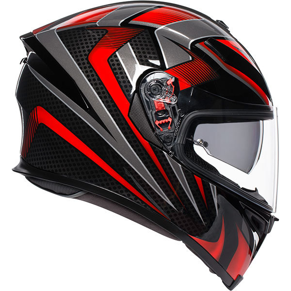 Мотошлем AGV K-5 S Hurricane 2.0 Black/Red