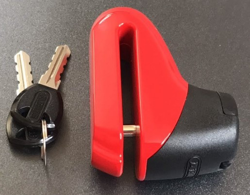 Мотозамок на диск ABUS 305 Buffo Red (733321)