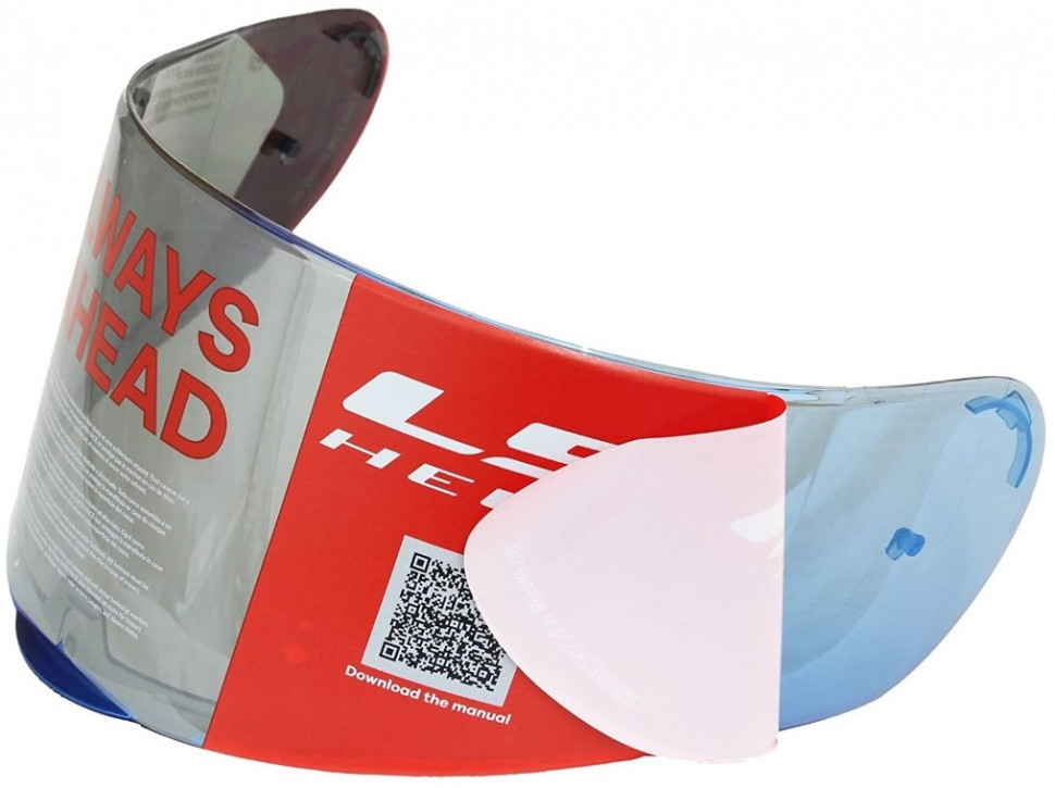 Визор LS2 Visor Iridium Blue 2017 для шлема FF397 (800397VI37)