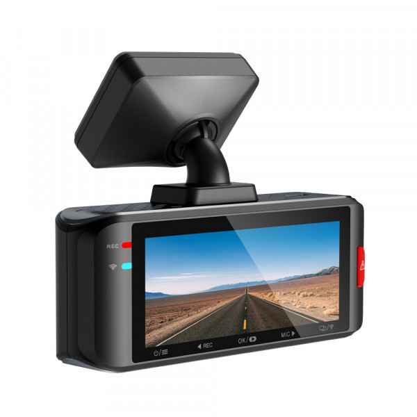 Видеорегистратор Zenfox U1 4K c GPS и камерой заднего вида