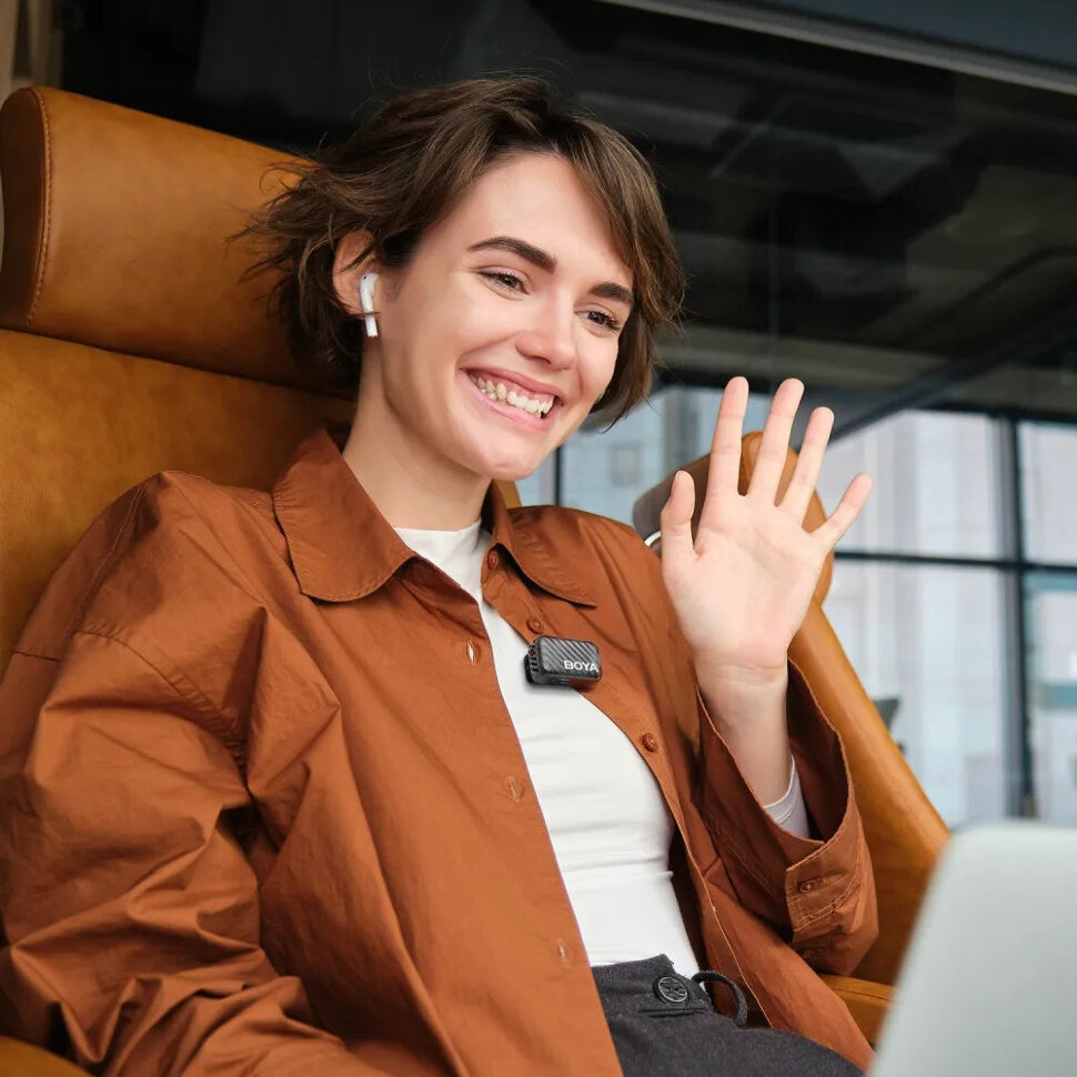 Радиосистема Boya BOYAMIC 2 (32-bit, 8 gb, AI noise reduction) (197060)