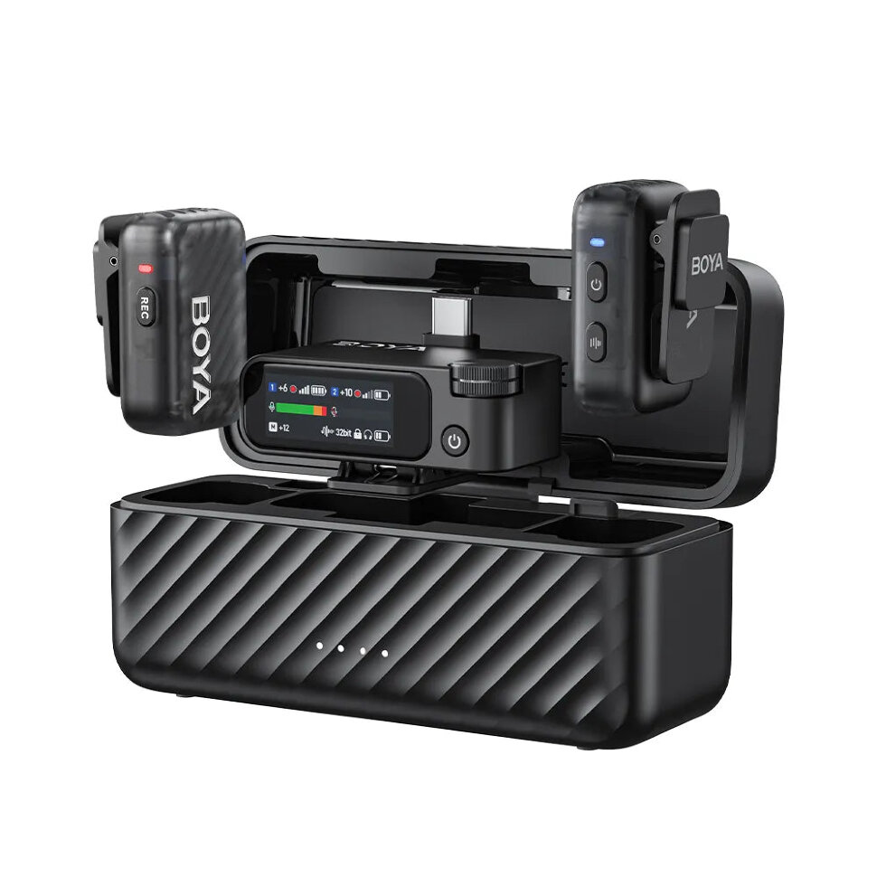 Радиосистема Boya BOYAMIC 2 (32-bit, 8 gb, AI noise reduction) (197060)
