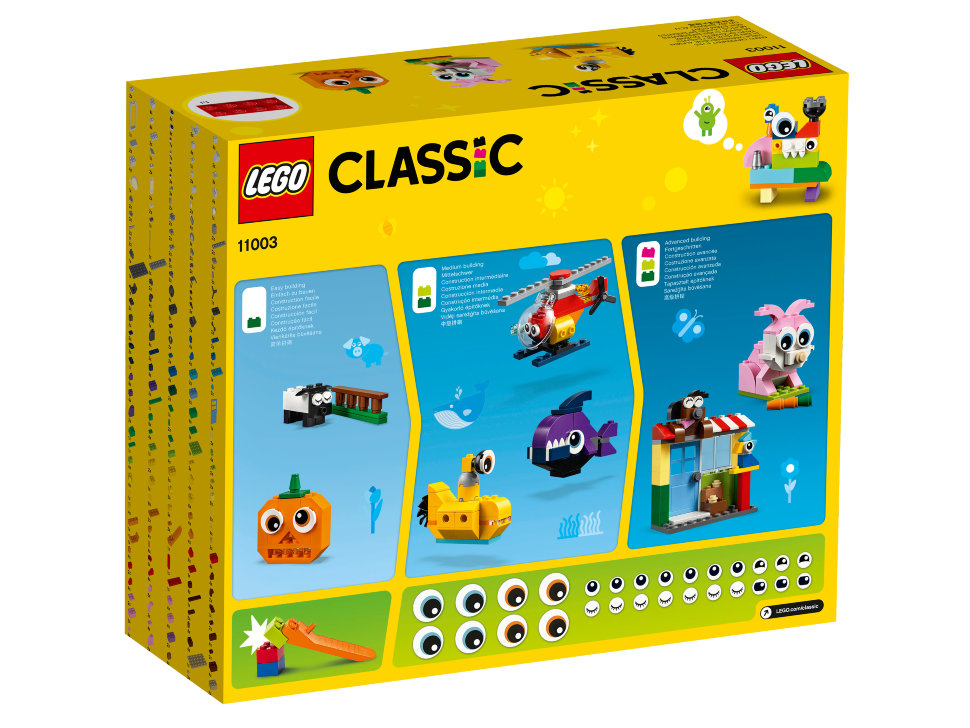 Конструктор Lego Classic: кубики и глазки (11003)