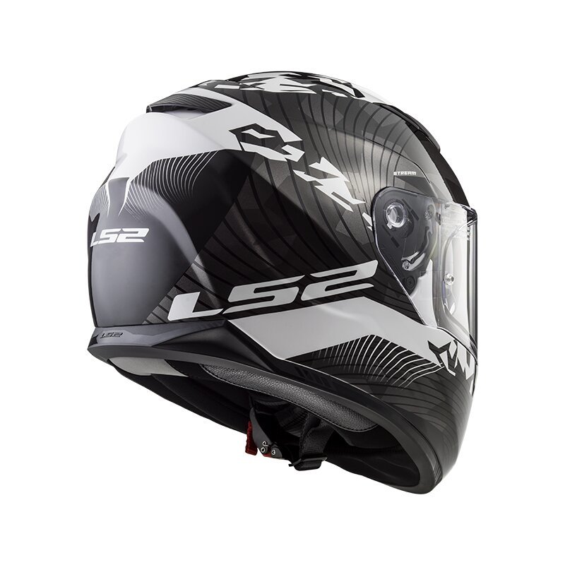 Мотошлем LS2 FF320 Stream EVO Hype Black/White/Titanic