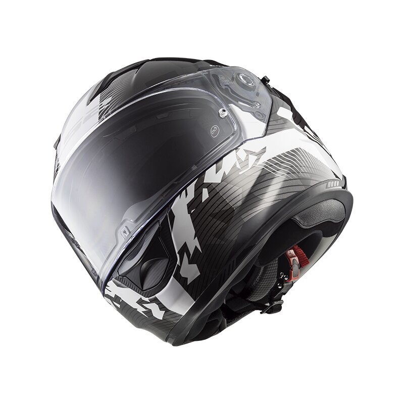 Мотошлем LS2 FF320 Stream EVO Hype Black/White/Titanic