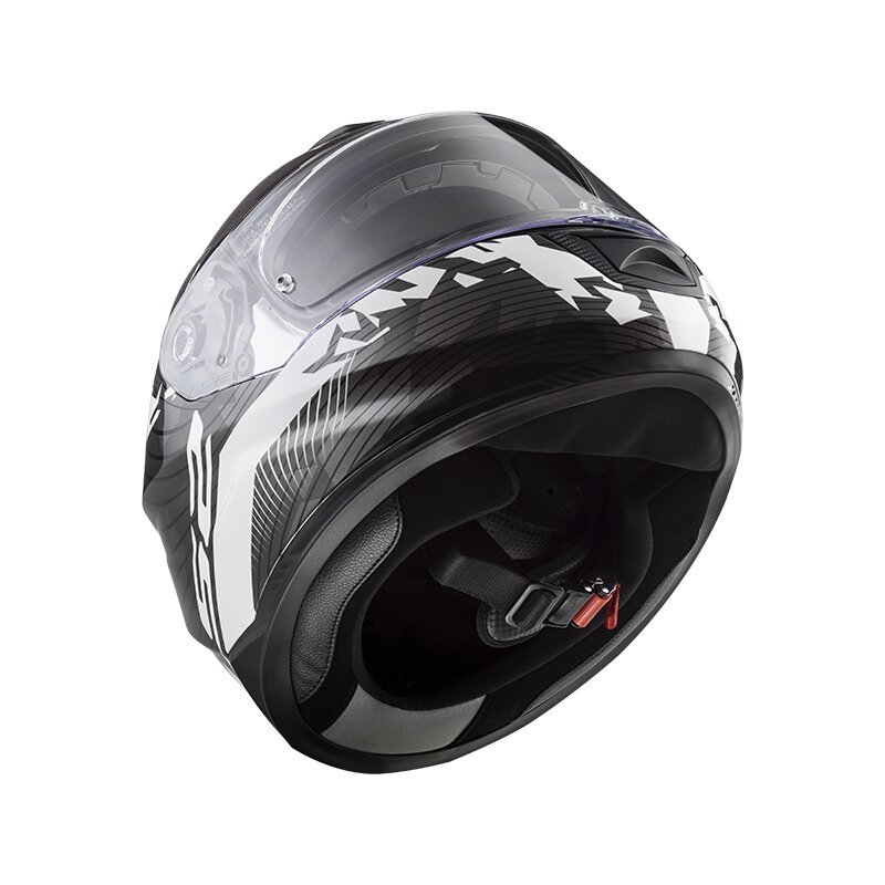 Мотошлем LS2 FF320 Stream EVO Hype Black/White/Titanic