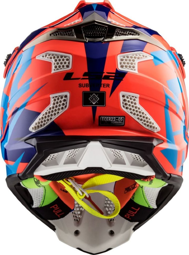 Мотошлем LS2 MX470 Subverter Nimble Black/Blue/Orange