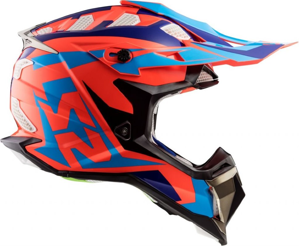 Мотошлем LS2 MX470 Subverter Nimble Black/Blue/Orange
