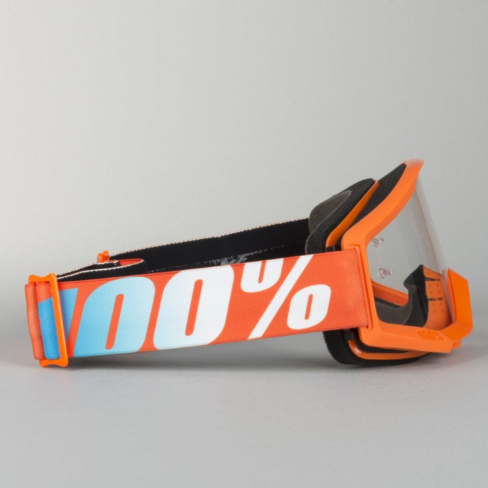 Мото окуляри 100% Strata Orange Clear Lens (50400-006-02)