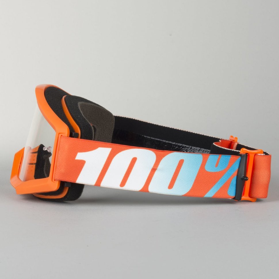 Мото окуляри 100% Strata Orange Clear Lens (50400-006-02)