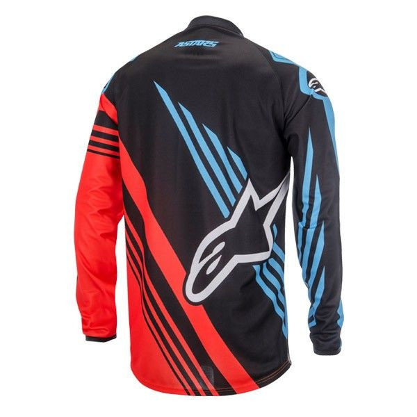 Джерси Alpinestars Racer Supermatic Black/Red/Blue